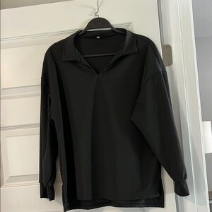 Women's Black Top and Pants